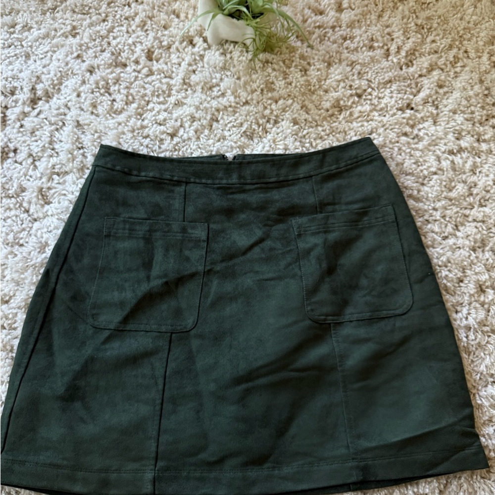 Old Navy Green A-Line Mini Skirt Casual - Picture 3 of 7